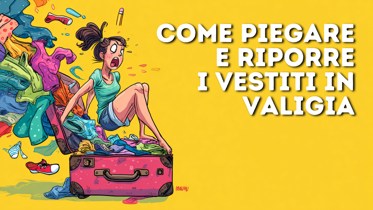 Come riporre e piegare i vestiti in valigia per risparmiare spazio e mantenerli perfetti