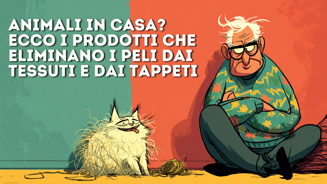 Animali in casa? Ecco come eliminare i peli dai vestiti e dai tappeti