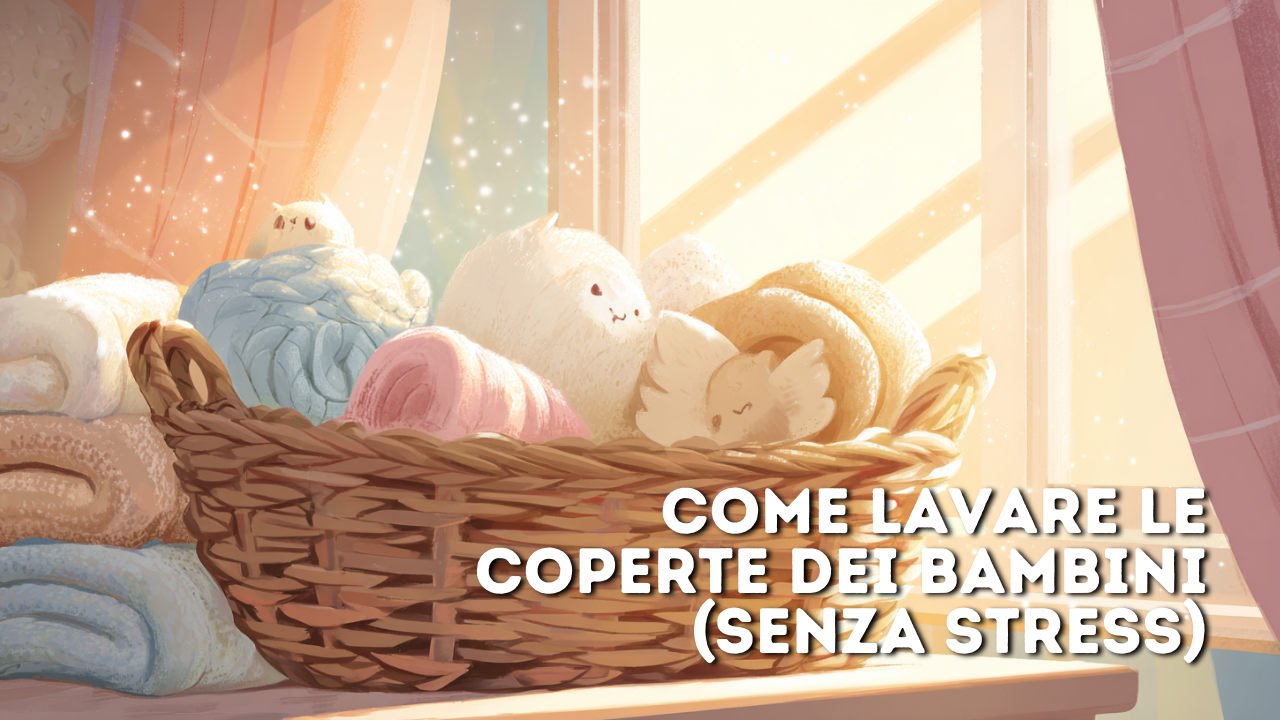 Come lavare le coperte preferite dei bambini (senza stress)