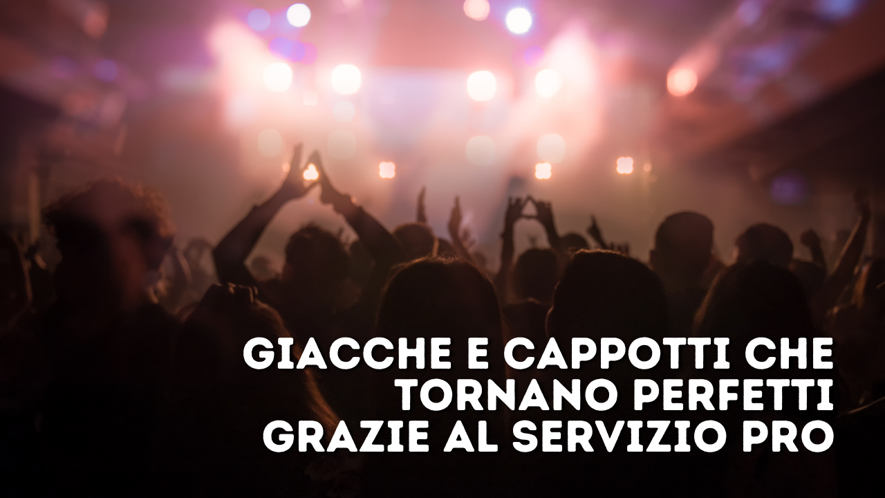 Tessuti after-party: camicie, giacche e cappotti che tornano perfetti grazie al servizio pro